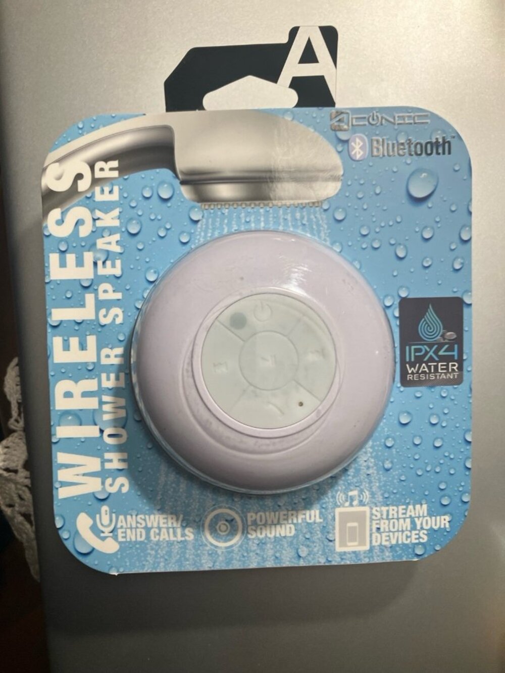 Aconic Bluetooth Wireless Shower Speaker Waterproof Portable Music Speaker